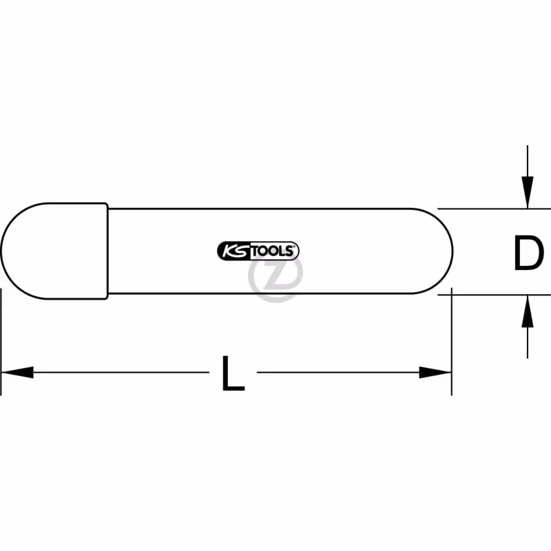 Embout isolant pinçant, 50mm