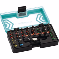 Embouts de vissage 1/4" code couleur acier s2 en coffret de 31 pieces