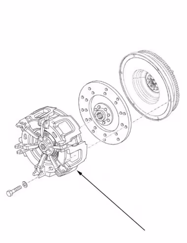 Embrayage, Cloche+Di 47618909 - New Holland