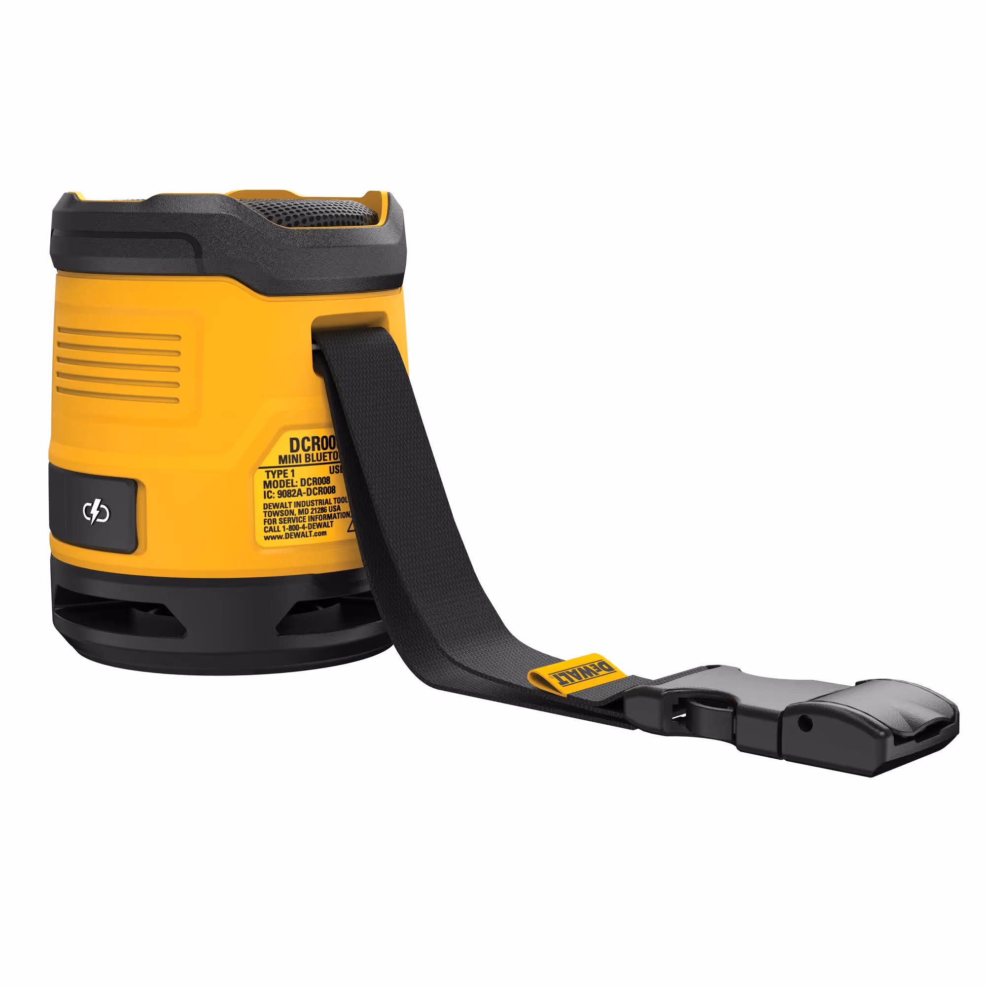 Enceinte Bluetooth USB-C DEWALT DCR009-XJ - Performances Sonores Haut de Gamme et Conception Robuste