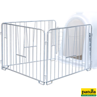 Enclos (3 parties) 1,5 x 1,5 m, galv.