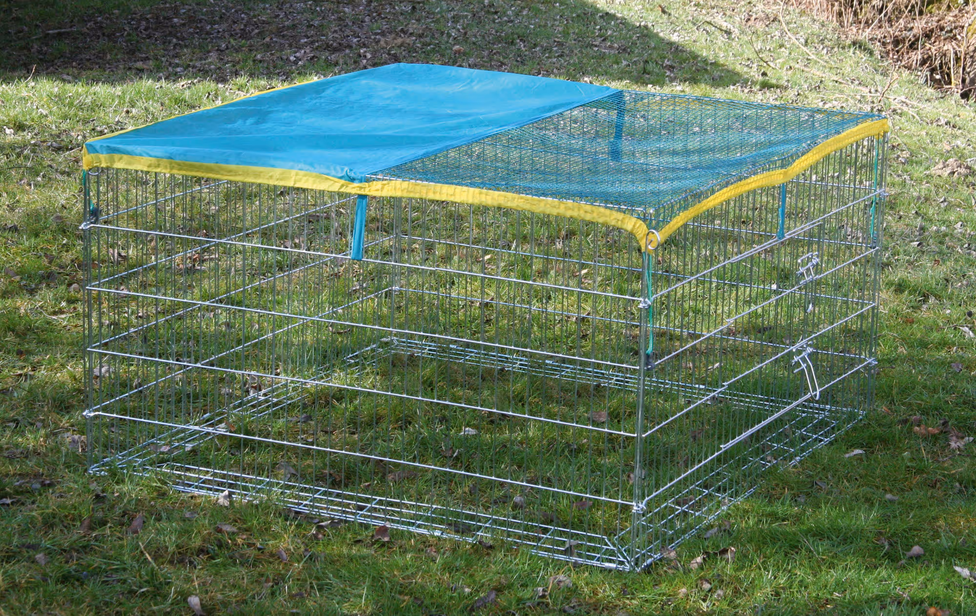 Enclos extérieur pour rongeur antifugue, 115X115X65cm