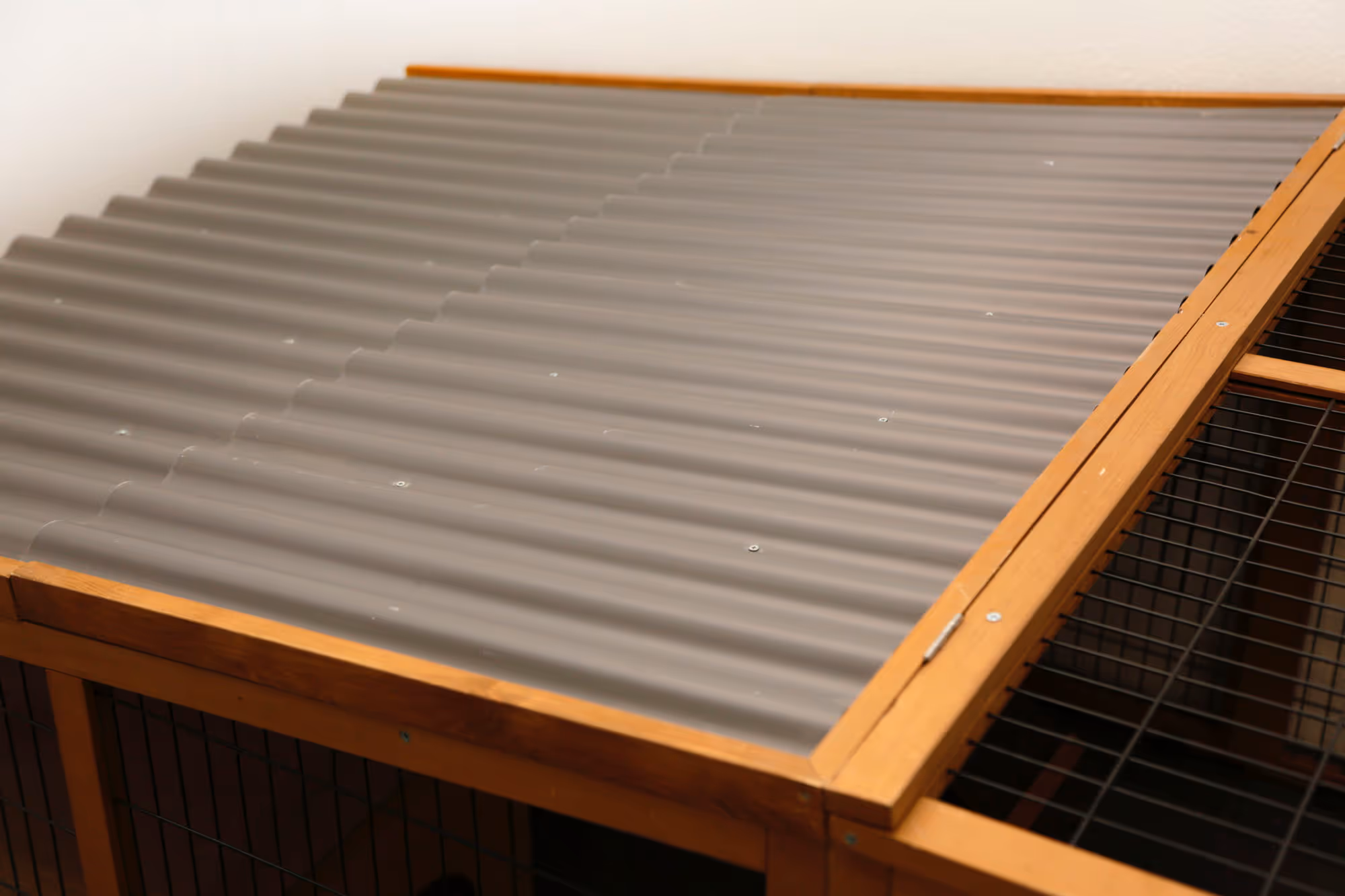 Enclos extérieur pour rongeur antifugue, 220X115X75cm