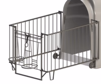 Enclos léger zingué, 150x110x96cm, 30kg