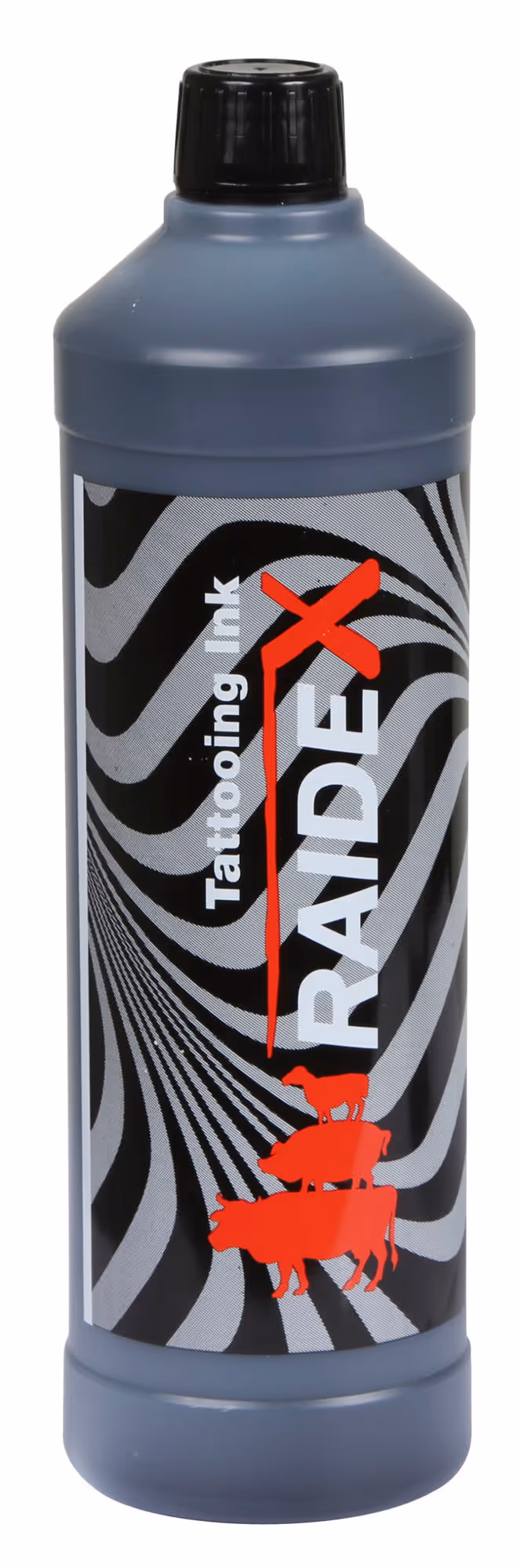 Encre à tatouer Raidex 1 litre noire qualité alimentaire