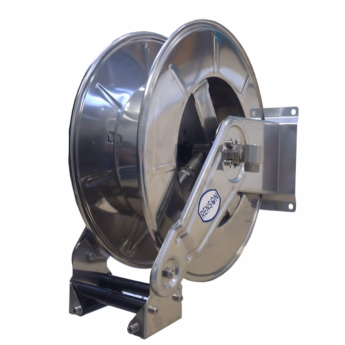 Enrouleur automatique inox nu capacite max 20m en 3/4''