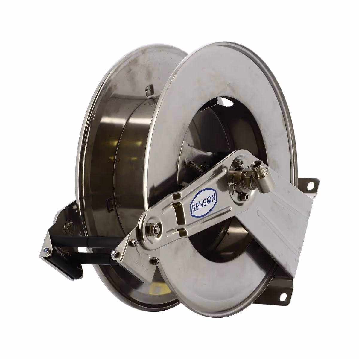 Enrouleur automatique inox nu capacite max 20m en 3/8''