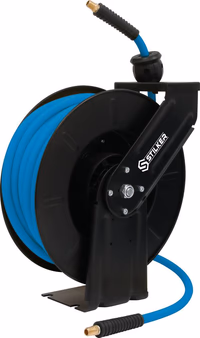 ENROULEUR DE TUYAU D'AIR 20M+1,5M - TUYAU 8MM - RACCORD 1/4"