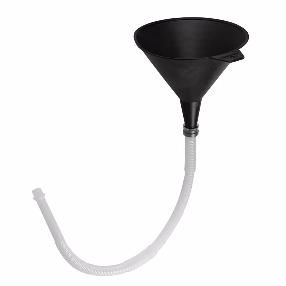 Entonnoir avec tube flexible