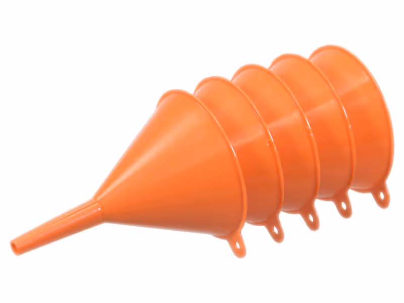 Entonnoir (Plastique) Ø: 100mm - Vendu par 5