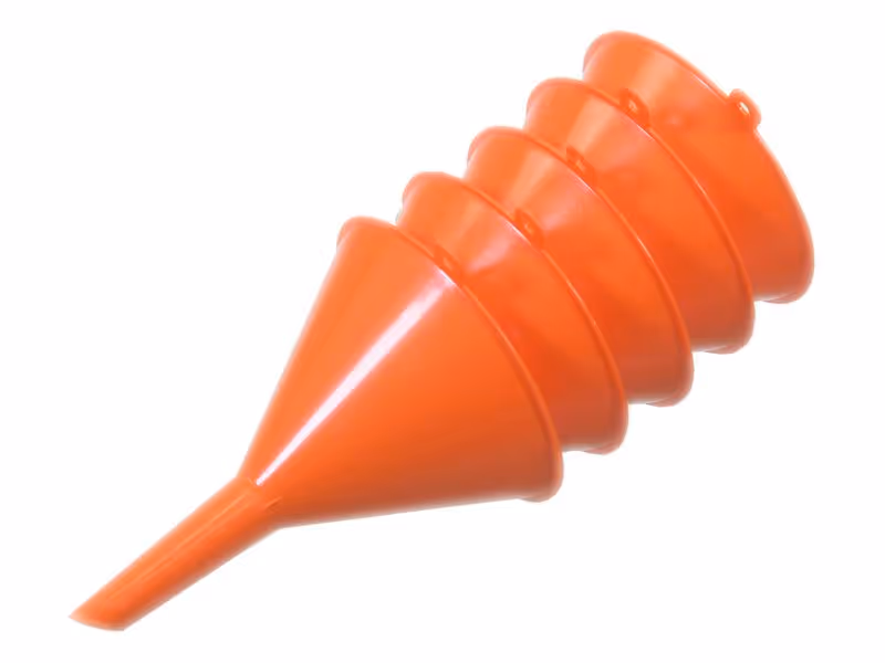 Entonnoir (Plastique) Ø: 120mm - Vendu par 5