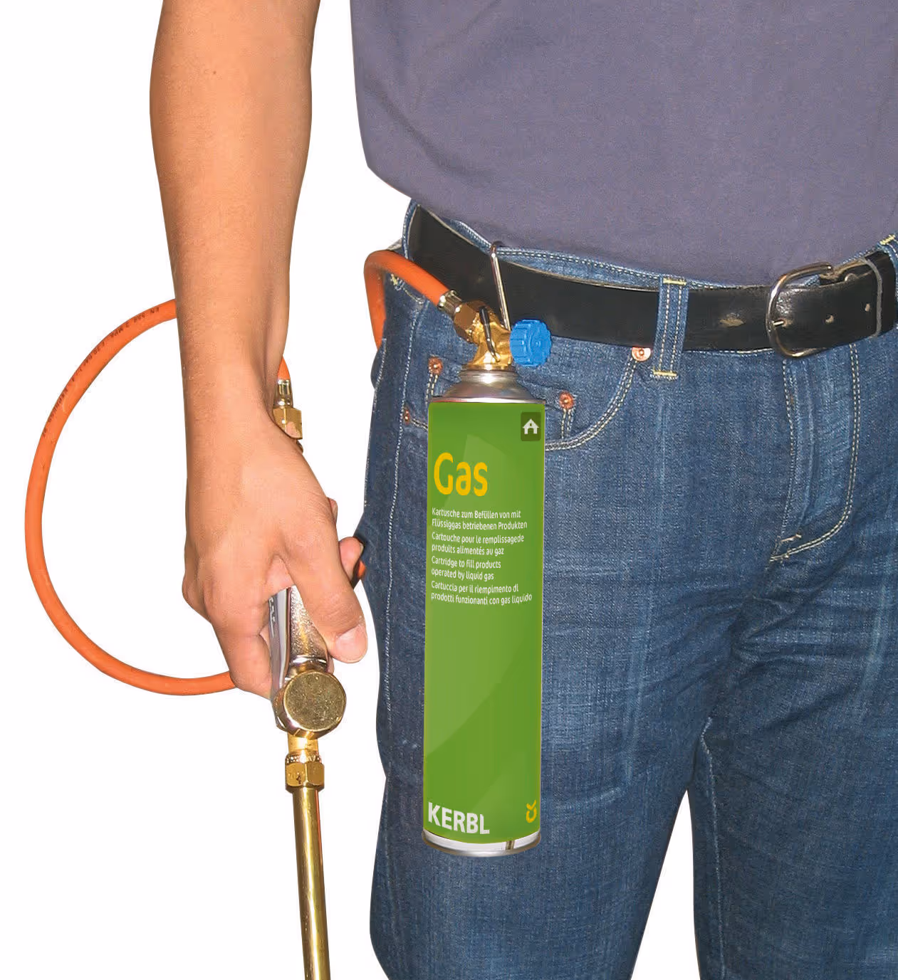 Epilateur thermique PREVENTA branchement cartouche gaz