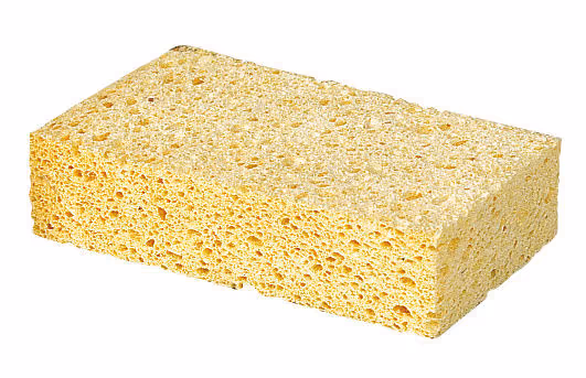 Éponge viscose jaune