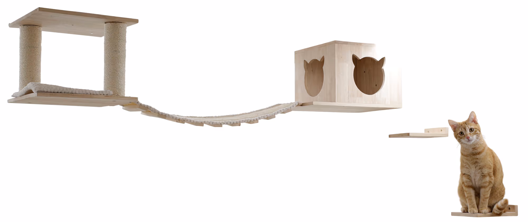 Espace de jeu pour chat Top nature/blanc, max.5kg