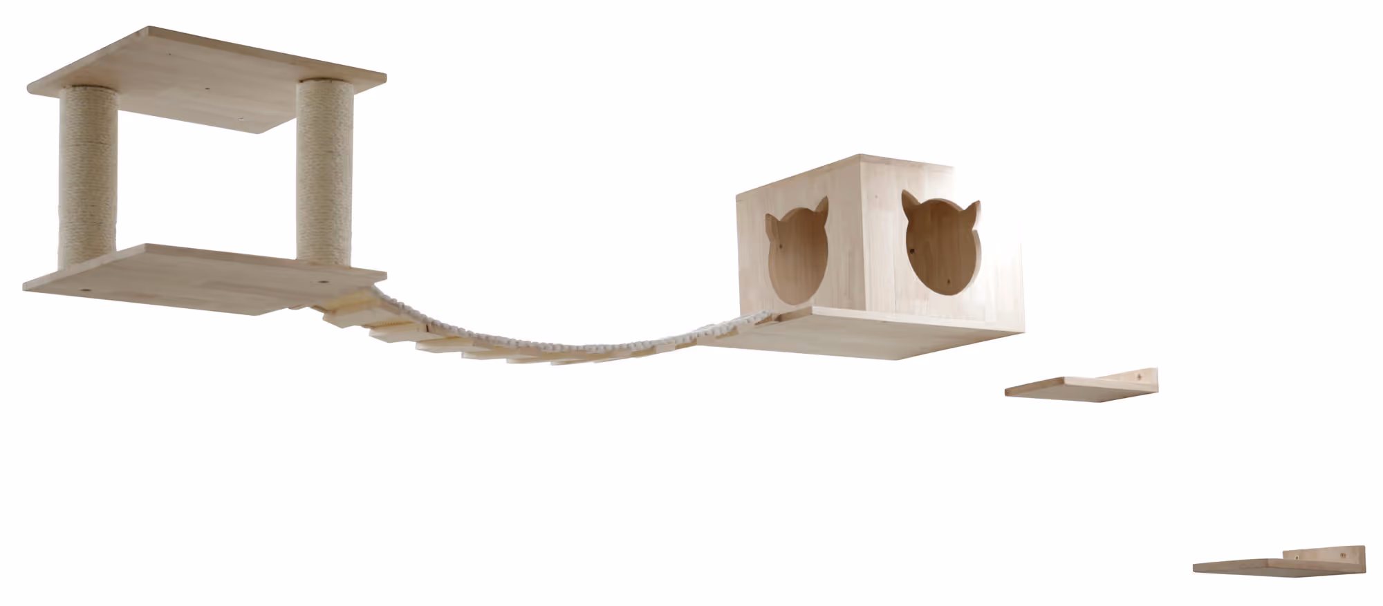 Espace de jeu pour chat Top nature/blanc, max.5kg