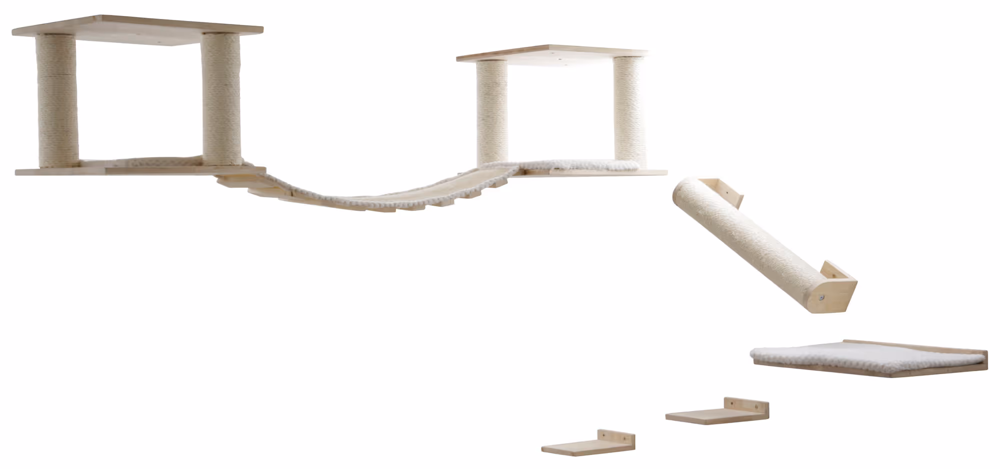 Espace de jeu pour chat Top XL nature/blanc, max.5kg