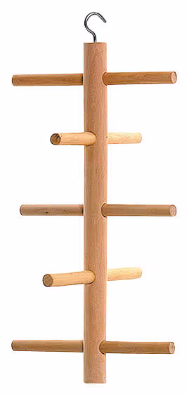 Espalier pour oiseaux bois, 25cm, Ø13mm