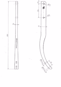 Etançon dechaumeur Goizin 070046, 02/0555440 Origine