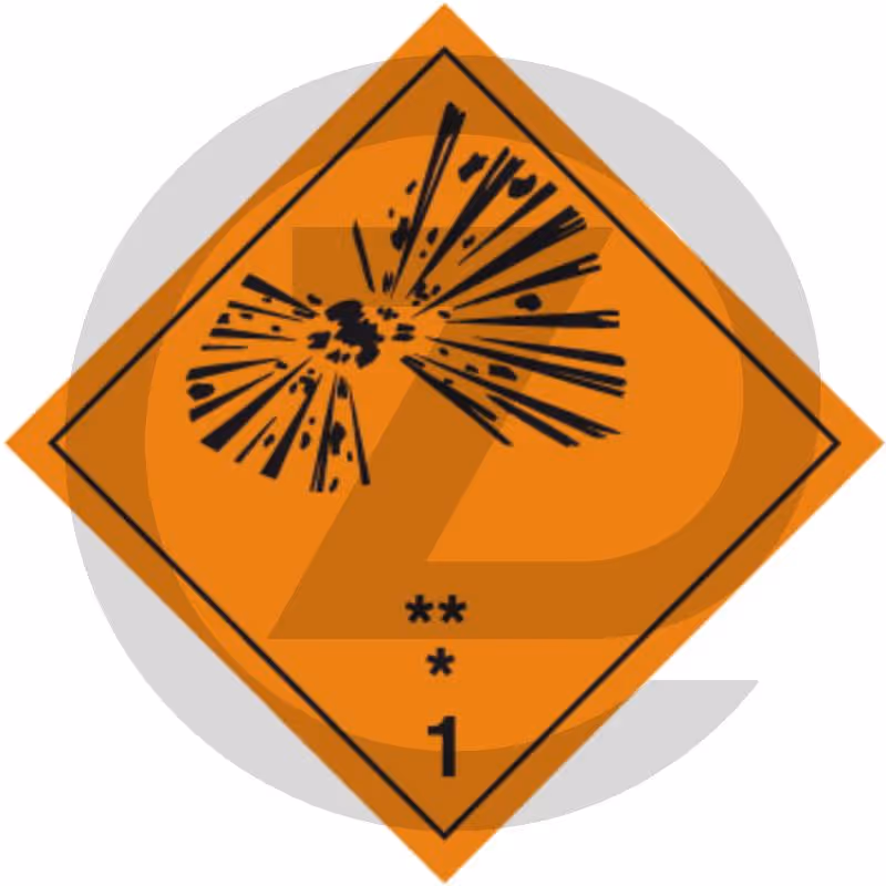 Etiquette de danger