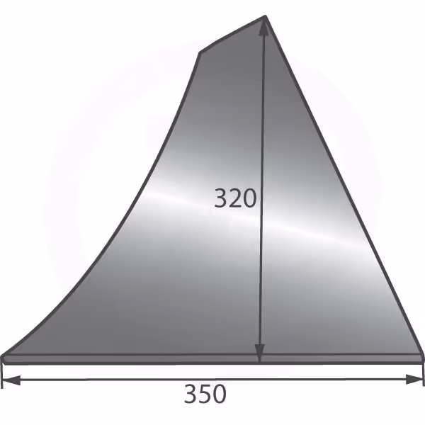 Etrave charrue Goizin Gauche 010064DQ Origine