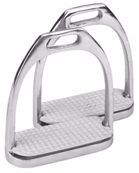 Etriers inox par paire avec giron 12cm