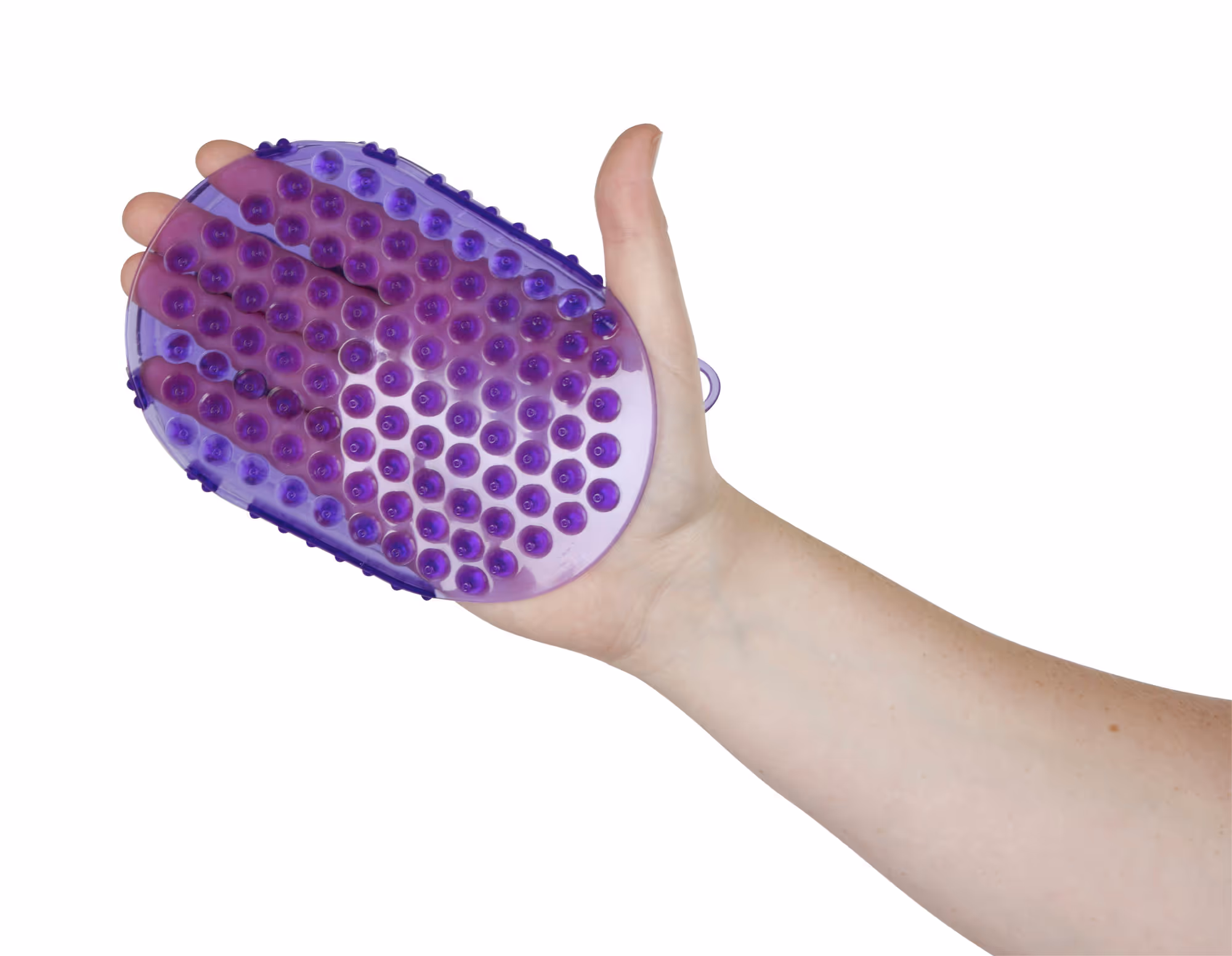 Etrille de massage lilas