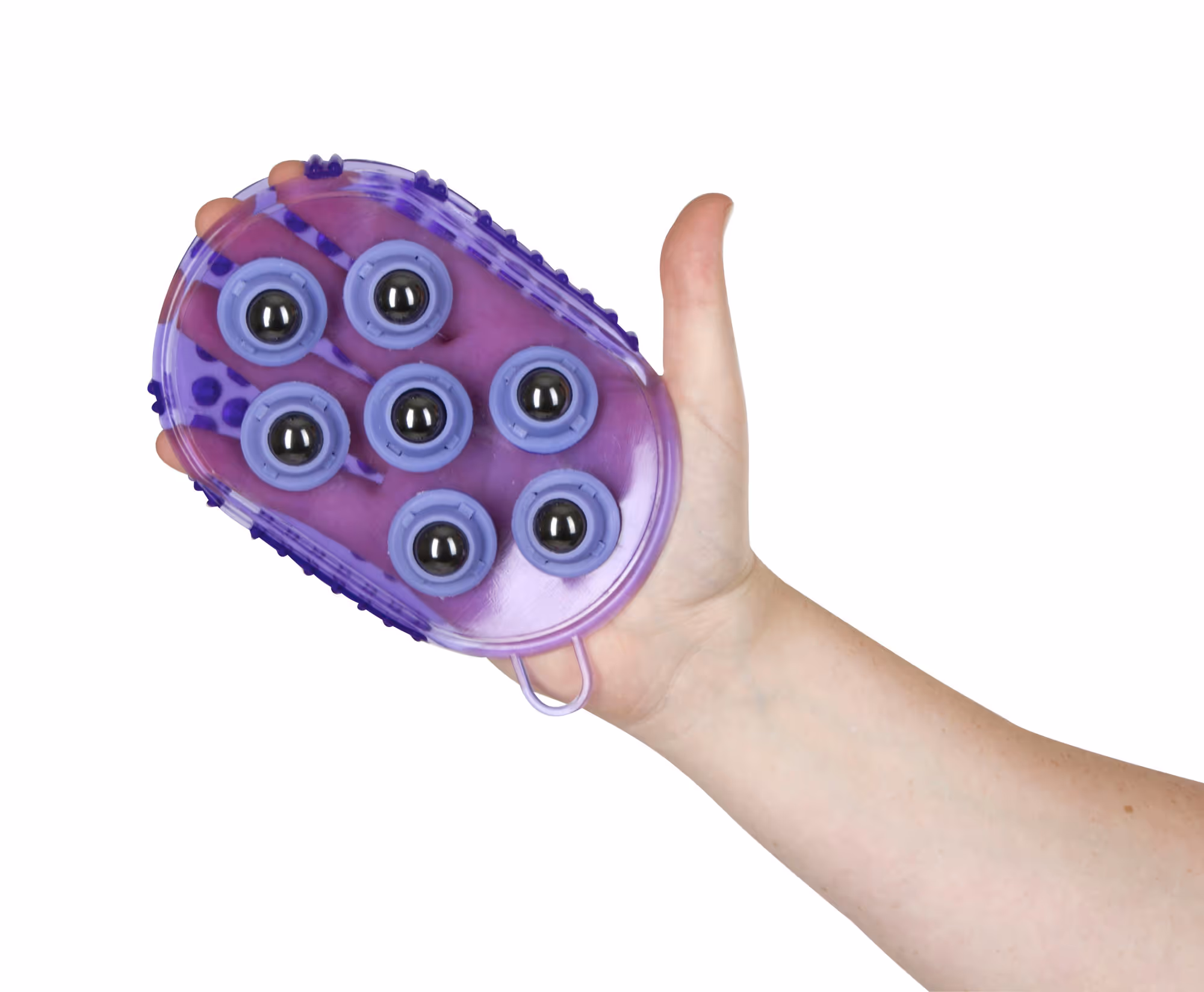 Etrille de massage lilas