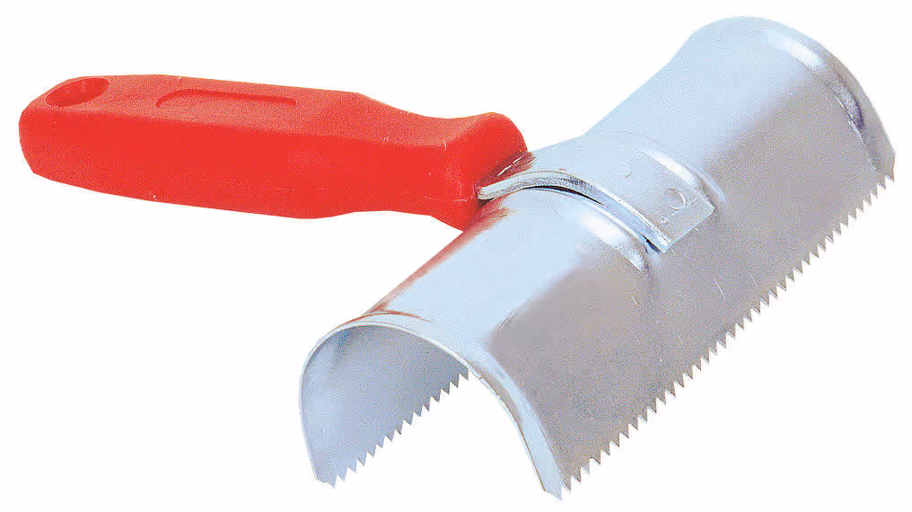 Étrille pour vaches double rang