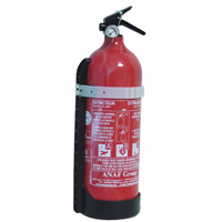 EXTINCTEUR A POUDRE ABC 2KG AVEC SUPPORT TRANSPORT