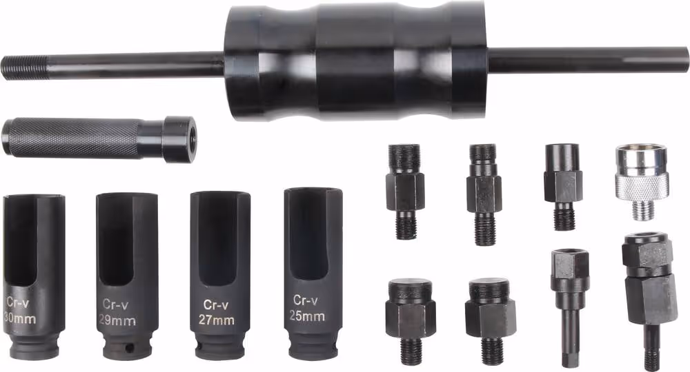 EXTRACTEUR D'INJECTEURS A INERTIE COFFRET DE 14 PCS