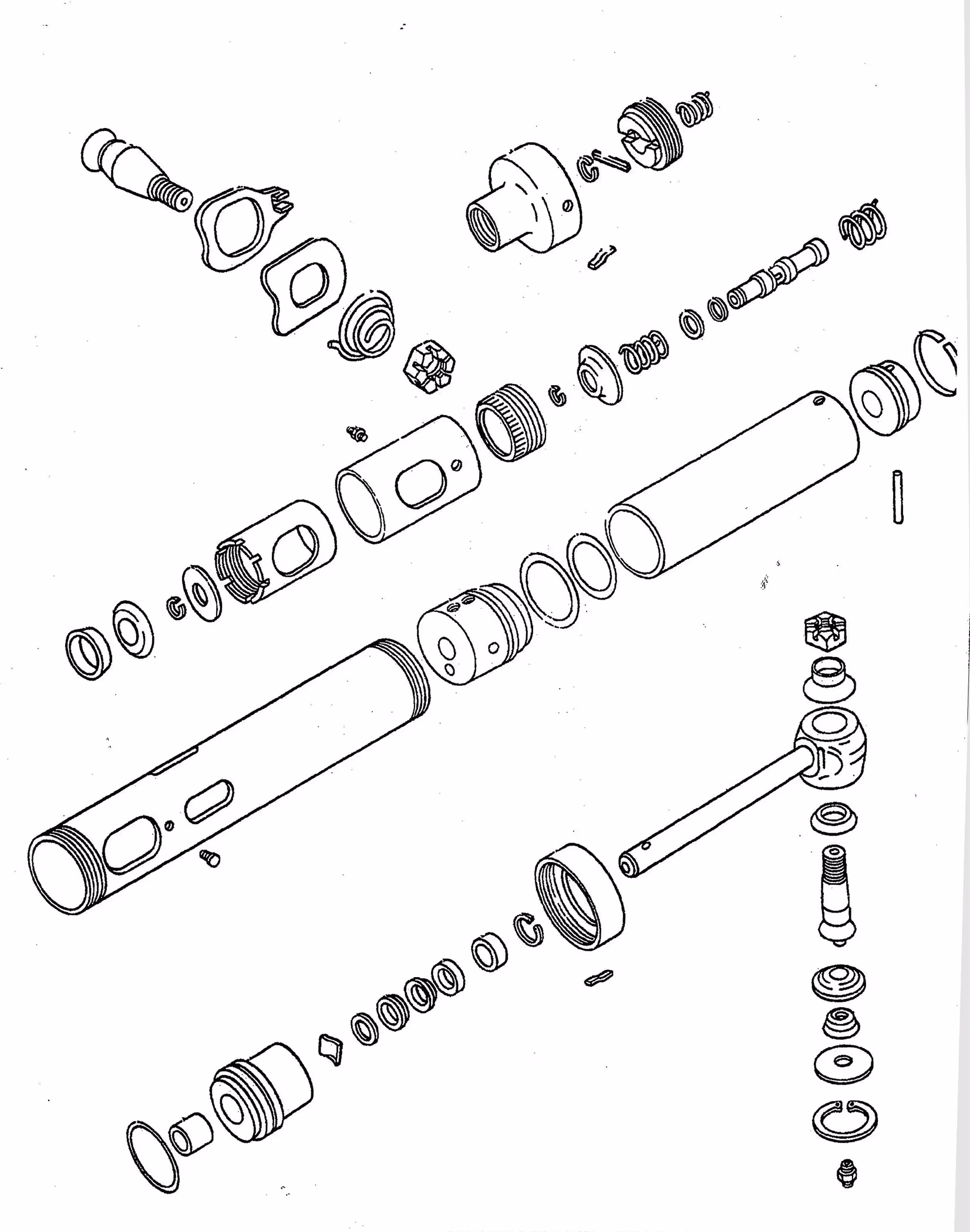 Extrémité du joint sphérique 