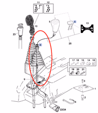 Faisceau powershift Case IH