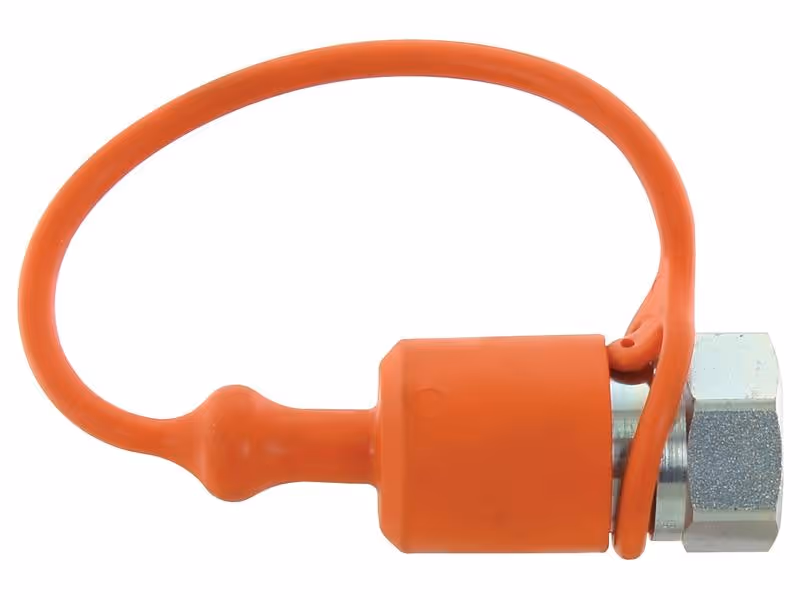Faster Bouchons anti-poussière Orange PVC Convient pour 1/2'' Male Coupling TF12A - Vendu par 5