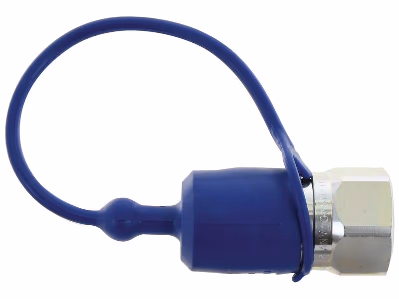Faster Bouchons anti-poussière Bleu PVC Convient pour 1/4'' Male Coupling TF14 - Vendu par 5
