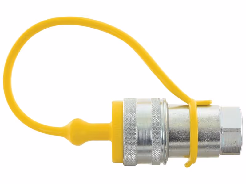 Faster Bouchons anti-poussière Jaune PVC Convient pour 1/2'' Female Coupling TM12LG - Vendu par 5