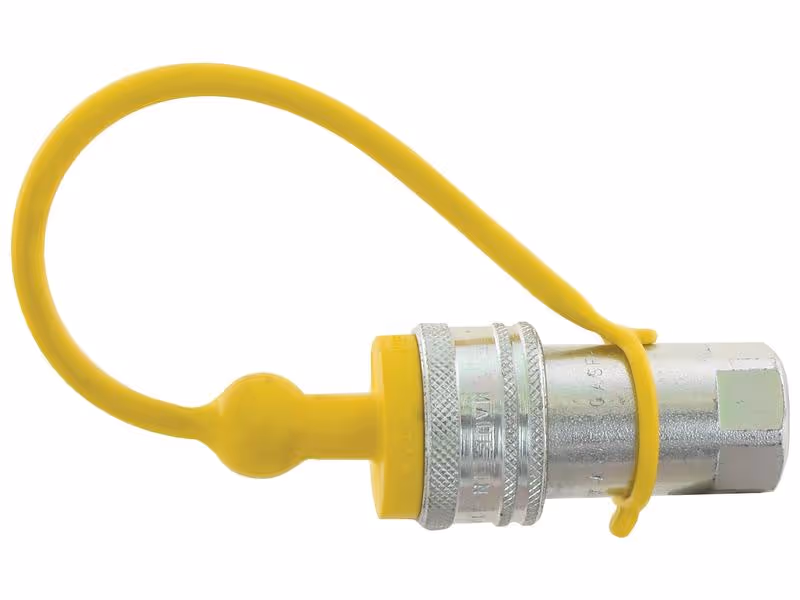 Faster Bouchons anti-poussière Jaune PVC Convient pour 3/4'' Female Coupling TMA34 - Vendu par 5