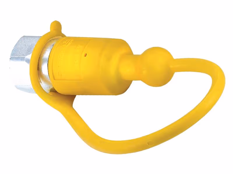 Faster Bouchons anti-poussière Jaune PVC Convient pour 3/4'' Male Coupling TFA34 - Vendu par 5