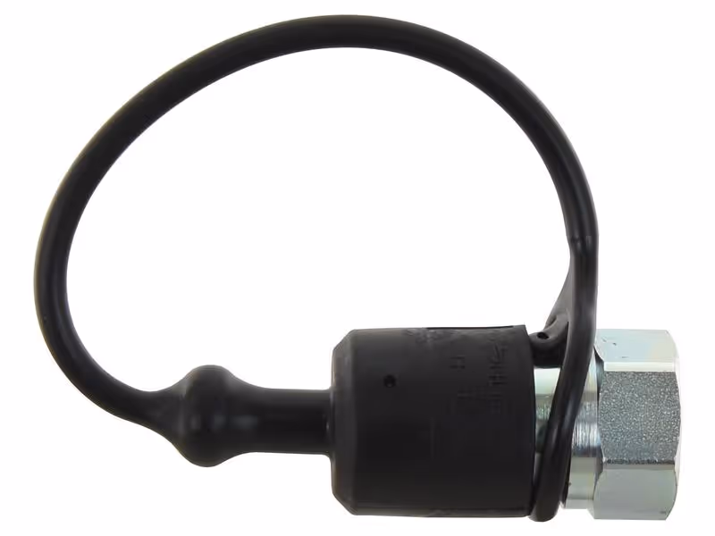 Faster Bouchons anti-poussière noir PVC Convient pour 1/2'' Male Coupling TF12N - Vendu par 5