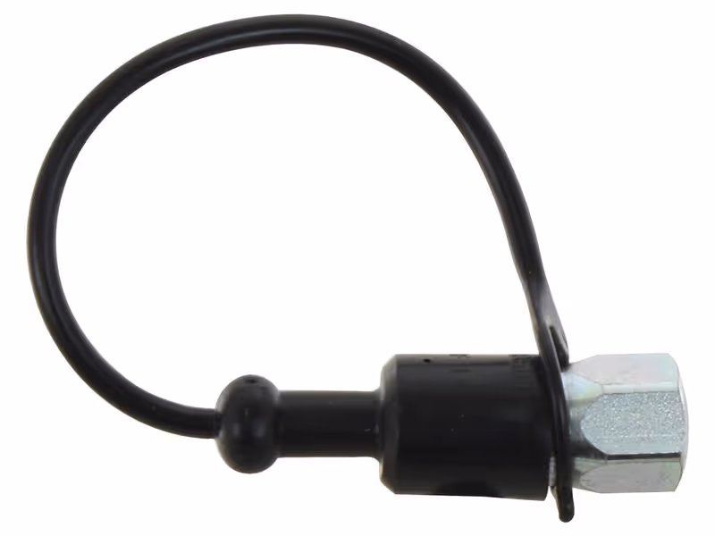 Faster Bouchons anti-poussière noir PVC Convient pour 1/4'' For Male Coupling TF14N - Vendu par 5