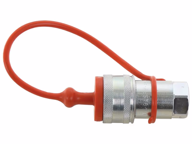 Faster Bouchons anti-poussière Rouge PVC Convient pour 1/2'' Female Coupling TM12LR - Vendu par 5