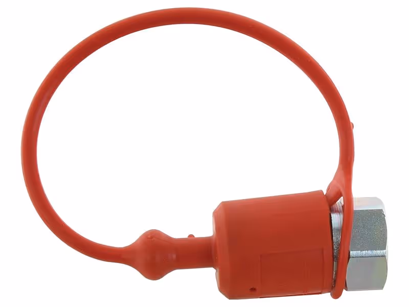 Faster Bouchons anti-poussière Rouge PVC Convient pour 3/8'' Male Coupling TFH 38 - Vendu par 5