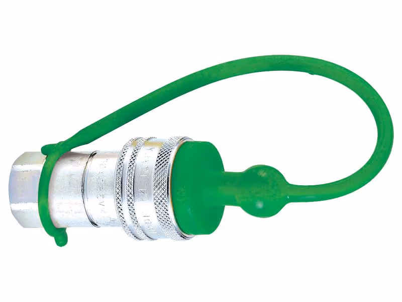 Faster Bouchons anti-poussière Vert PVC Convient pour 1/2'' Female Coupling TM12LV - Vendu par 5