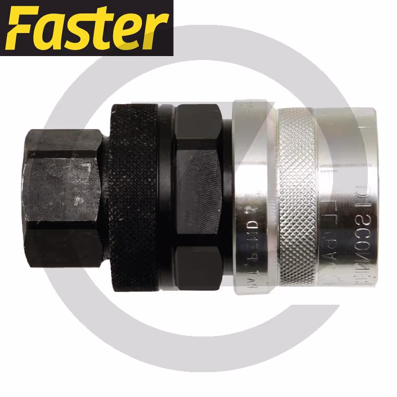 Faster CFVAP - 3FFV 38 GAS F - Coupleur femelle face plate FASTER