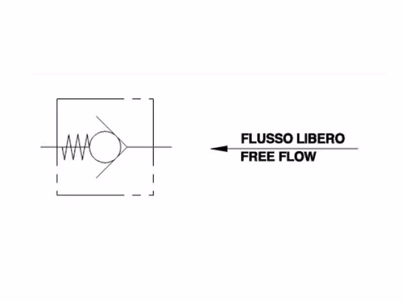 Faster Clapet anti-retour piloté en ligne 1/4'' BSP (17 L/mn Débit)