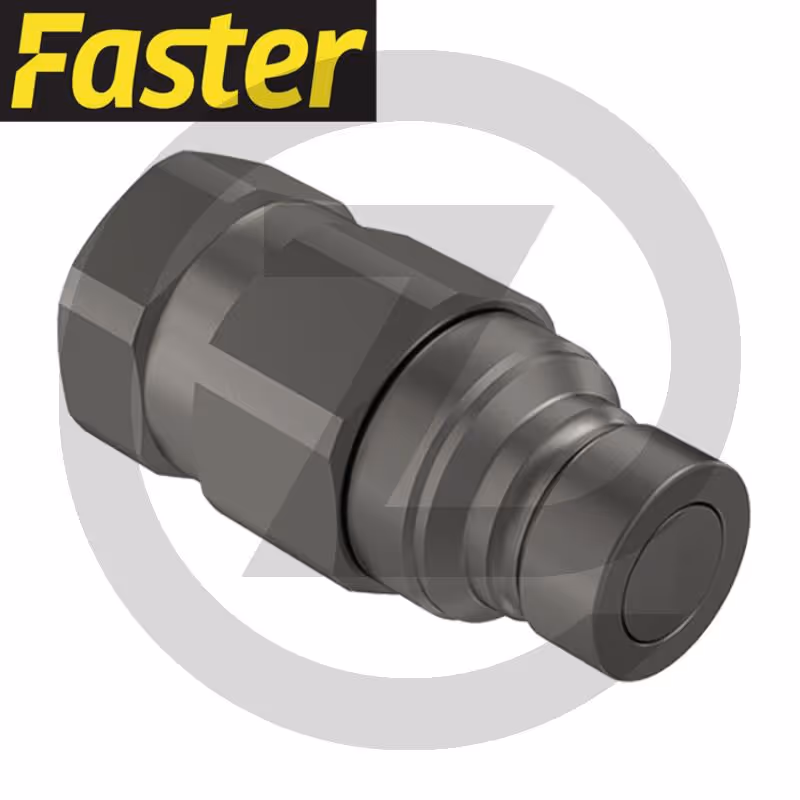 Faster CMAP - FFH08 12GAS M - Coupleur mâle face plate FASTER