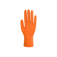 febra Gants nitrile orange Pyramid à grip renforcé XL (x100)