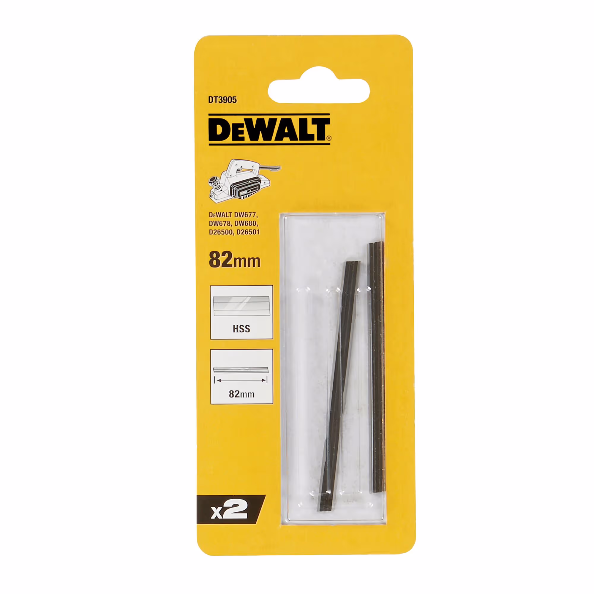 Fers de rabot HSS pour DW677, DW678K, DW678EK, DW680K
