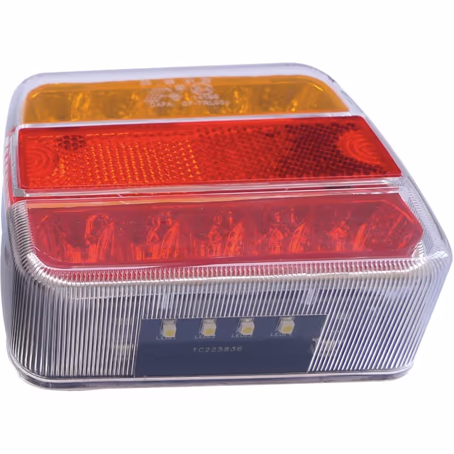 Feu arriere 4 fonctions led 105x98x36 12-24v