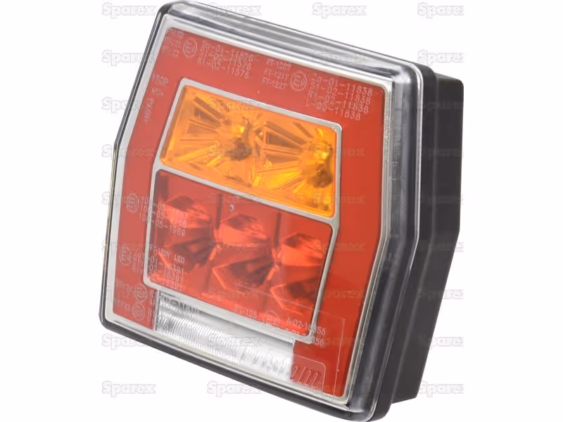 Feu arrière à LED, Fonctions: 4, Stop / Position / Clignotant / Eclairage de plaque, Gauche/Droit, 12-36V