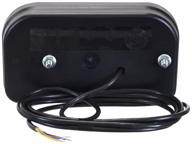 Feu arrière à LED, Fonctions: 7, Stop/Position/Clignotant/Anti brouillard/Feu de recul/Eclairage de plaque/Réflecteur, Gauche, 12-36V